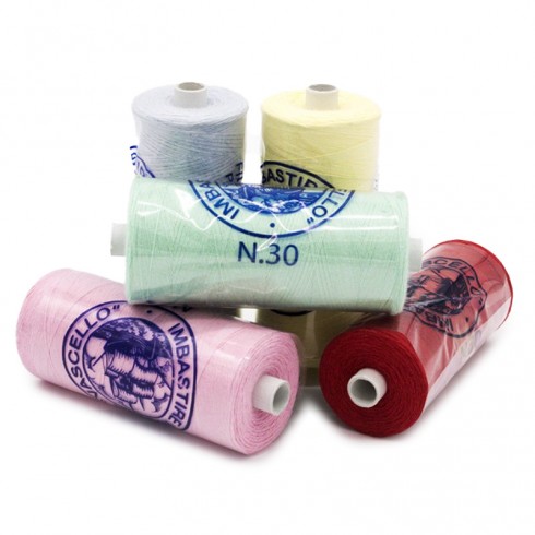 BASTING THREAD 50GR COTTON 451 ASSORTED PACK10