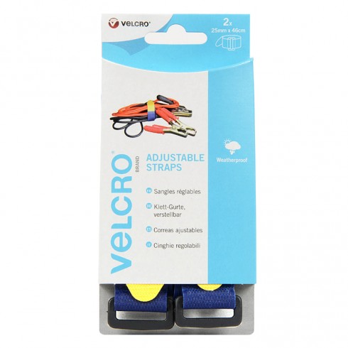 VELCRO® BRAND 60328 ADJUSTABLE CABLE TIES 2 PCS