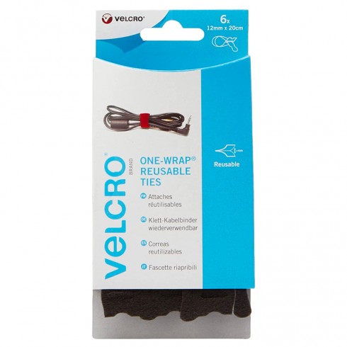 VELCRO® BRAND ONE-WRAP® CABLE TIES 60388 6 PCS