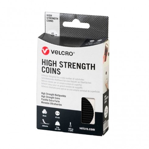 VELCRO® BRAND VELCOIN® EXTRA FORTE 45MM 6 PAIRS