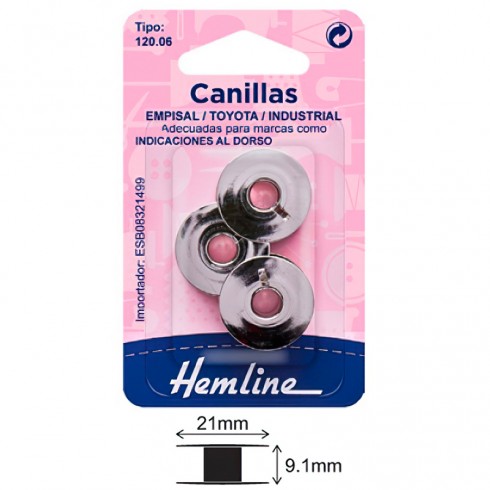 CANILLAS METAL 120.06 MAQ COSER INDUSTRIAL 5 PACK
