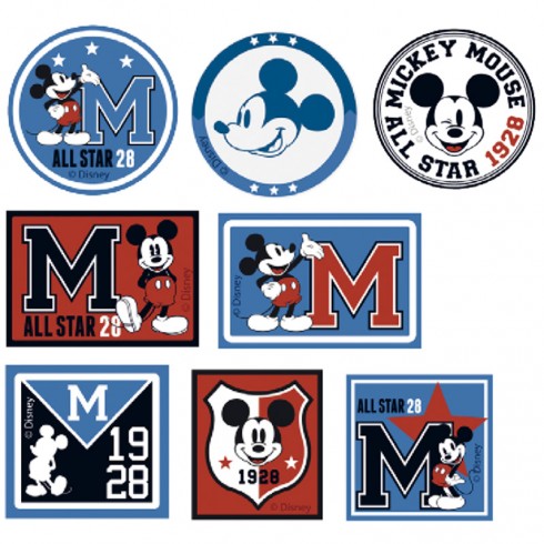HOT STAMPED PATCH 6750 MICKEY 40 PIECES