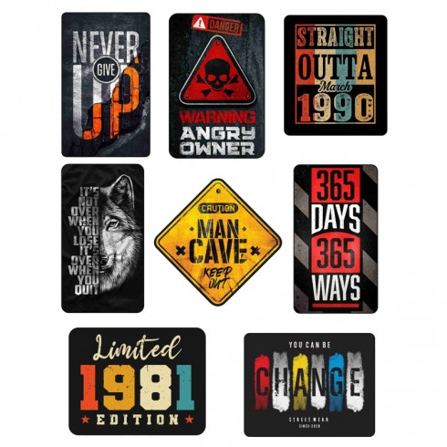 HOT-STAMPED SCREEN-PRINTED PATCH 648 24 PCS