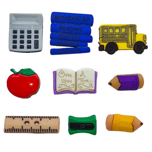 BUTTONS DRESS IT UP 324 PENCIL BOX PACK 3 BLISTER PACKS