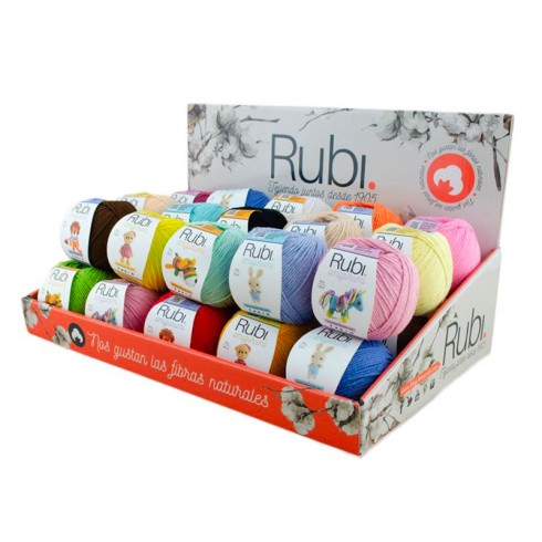 EXPOSITOR RUBI AMIGURUMI 50GRM PACK 30 OVILLOS