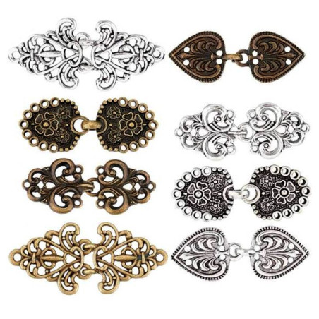 Estuche alamares metalicos 1640 8 juegos