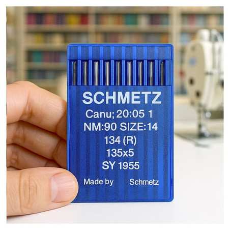 Aguja mÁquina schmetz 134r standard pack 10