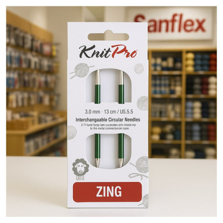 Knitpro agujas zing intercambiables 47511 3mm
