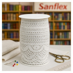 PUNTILLA BOLILLO 9409 BLANCO PIEZA 25 METROS