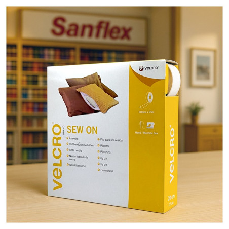 VELCRO® MARCHIO CUCITO 20MM 25 METRI