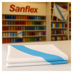 Bandera galicia sin escudo 80cm pieza 17.5 metros
