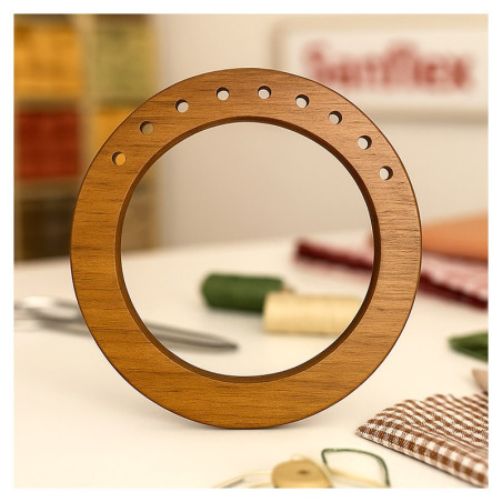 Asas bolso de madera hb06 1 par