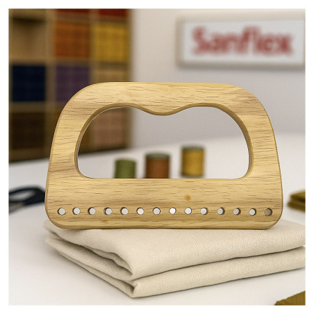 Asas bolso de madera hb07 1 par