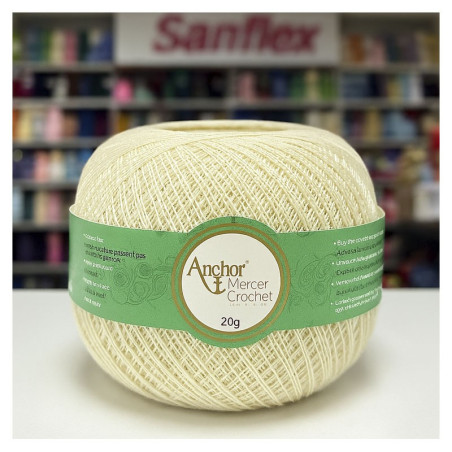 Anchor mercer crochet 50g n 20 n 30 caja 4 ovillos