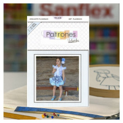 Patron conjunto flamenca 9153