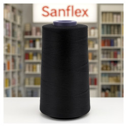 Cono poliester alga 40 5000mts negro marino 24 uds