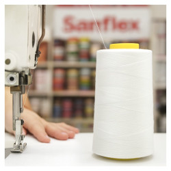 Cono poliester teplik 75 5000 metros blanco