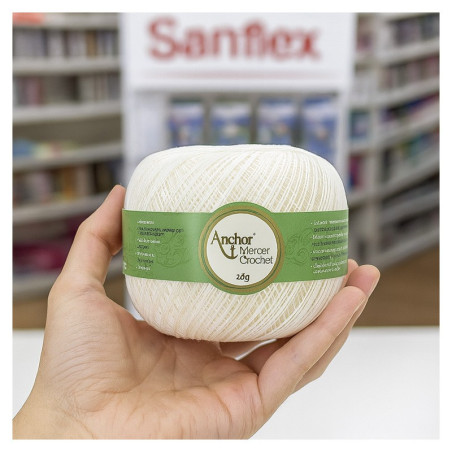 Anchor mercer crochet 50g caja 4 ovillos