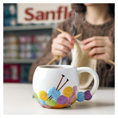 Taza ceramica diseño ovillo n 4371.4