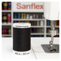 Bobinas 500 metros hilo gutermann poliester 100% - pack 5 bobinas