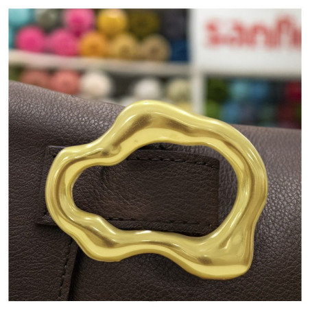 Hebilla irregular zamack oro 23 N.º 4 pack 6 uds