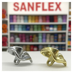 Boton anilla zamack 33.6 23.5mm niquel free pack 6