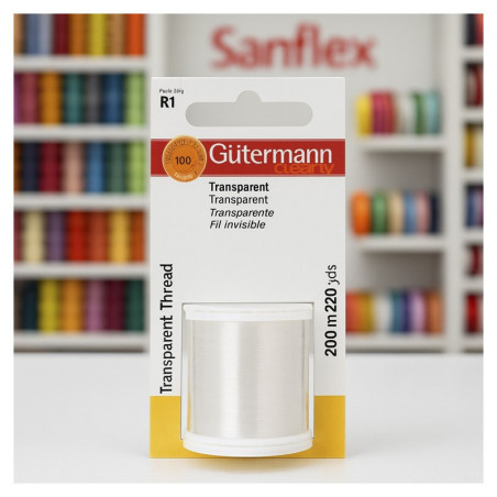 Hilo transparente gutermann 745941 pack 5 bobinas
