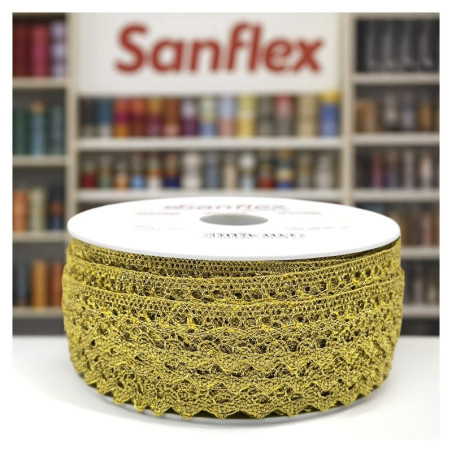 Bolillo Lurex dorado 9903 pieza 36 metros