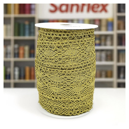 Bolillo lurex dorado 9904 pieza 25 metros