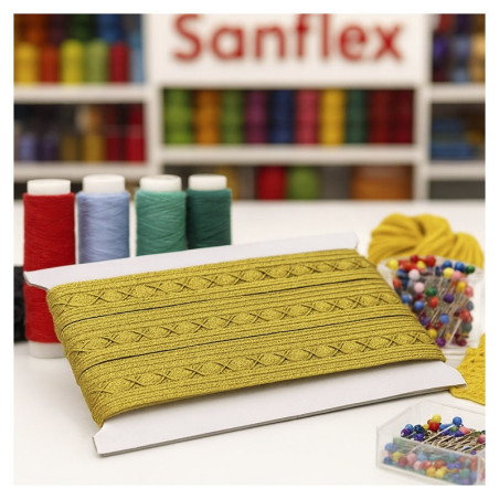 Cinta lurex dorada 59078 pieza 16.56 metros