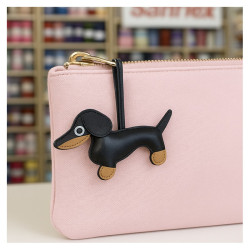 Colgante perro basset bc3164 pack 2 uds