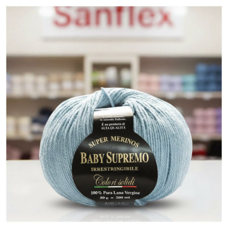 Lana merino baby supremo 50 gr pack 10 ovillos