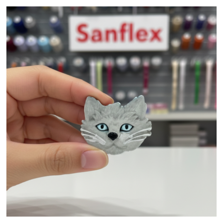 Botones dress it up 5800 fuzzy felines pack 3 blis