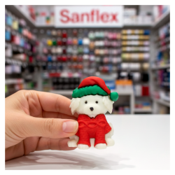 Botones dress it up 11386 feliz navidog 3 blister