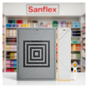 Set patchwork fiskars 1066046 base+ regla + cutter