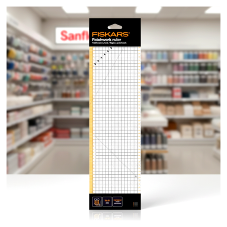 Regla patchwork fiskars 1066360 15 x 60 cm