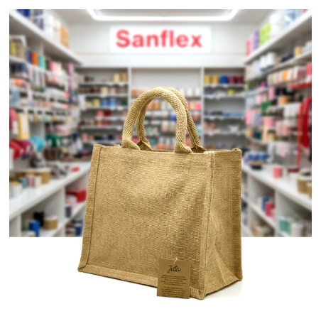 02863 JUTETASCHE 26X21X13CM EINHEIT