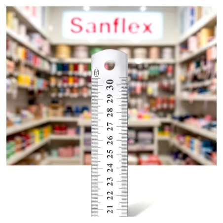 METAL RULER 57825 SEAM 30CM