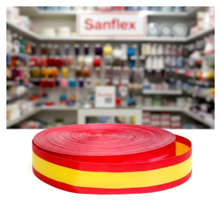 Spain Flag Backpack Ribbon (25 meters)