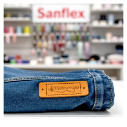 Etiquetas handmade fr7022 4.5 x 1.5cm pack 25 uds