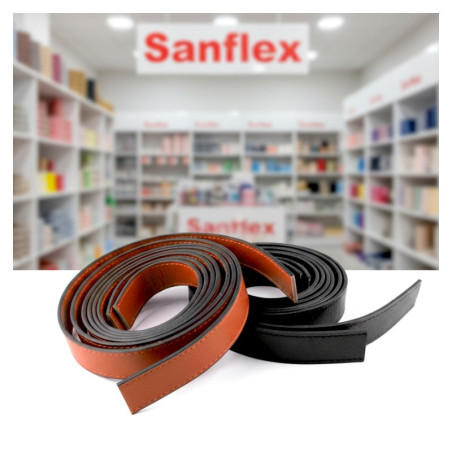 LEATHER BAG STRIP 880110 LEATHER 25MM 1.2 MT 1 PAIR