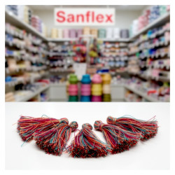 Bijoux Coton Pompon 30 mm Pack 25