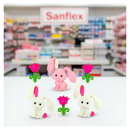 Botones dress it up 9359 bunny love pack 3 blister