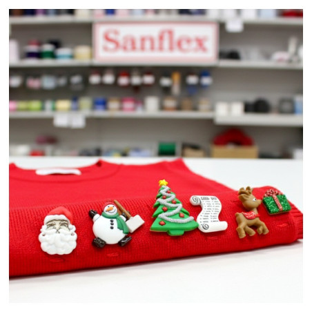 Botones dress it up 2464 christmas eves pack 3 blister