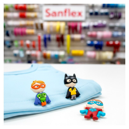 DRESS IT UP BUTTONS 6542 SUPER HERO PACK 3 BLISTER PACKS