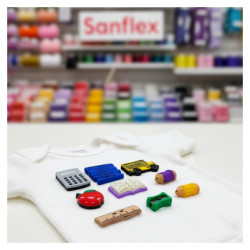 BUTTONS DRESS IT UP 324 PENCIL BOX PACK 3 BLISTER PACKS
