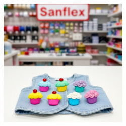 Botones dress it up 4814 sweet treats 6 blister