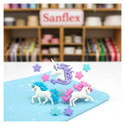 Botones dress it up 9357 magical unicorns 3 blister