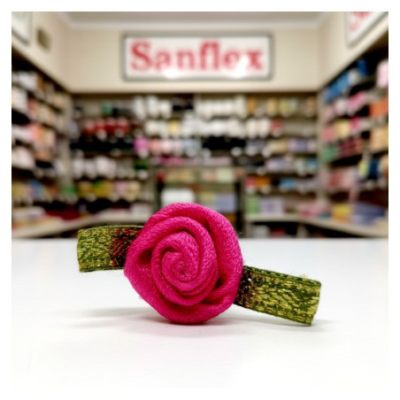 Große Satinblumen 17 mm Packung 100 Einheiten