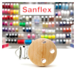 DUMMY HOLDER WOODEN BUTTON CLAMP 0336 PACK 5